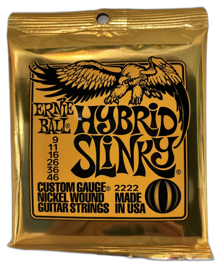 Ernie Ball Slinky — Hybrid Slinky 9-46 · Corde per chitarra elettrica · R&D Sound Lugano