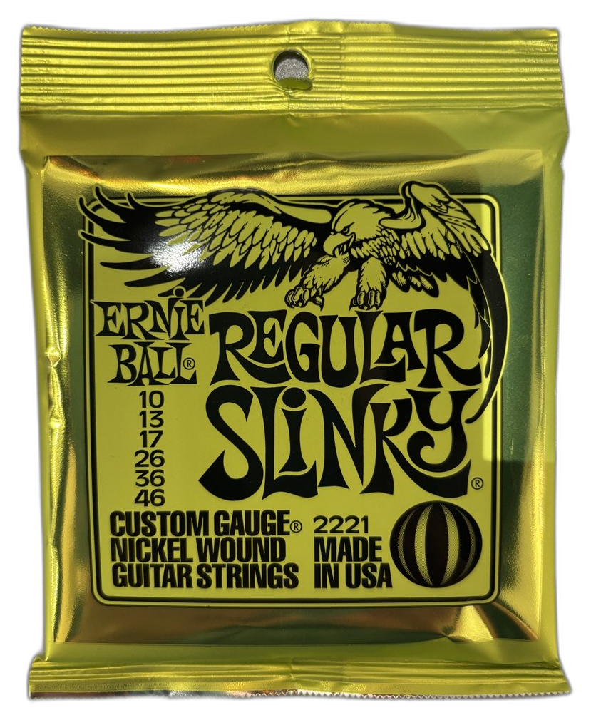 Ernie Ball Slinky — Regular Slinky 10-46 · Corde per chitarra elettrica · R&D Sound Lugano