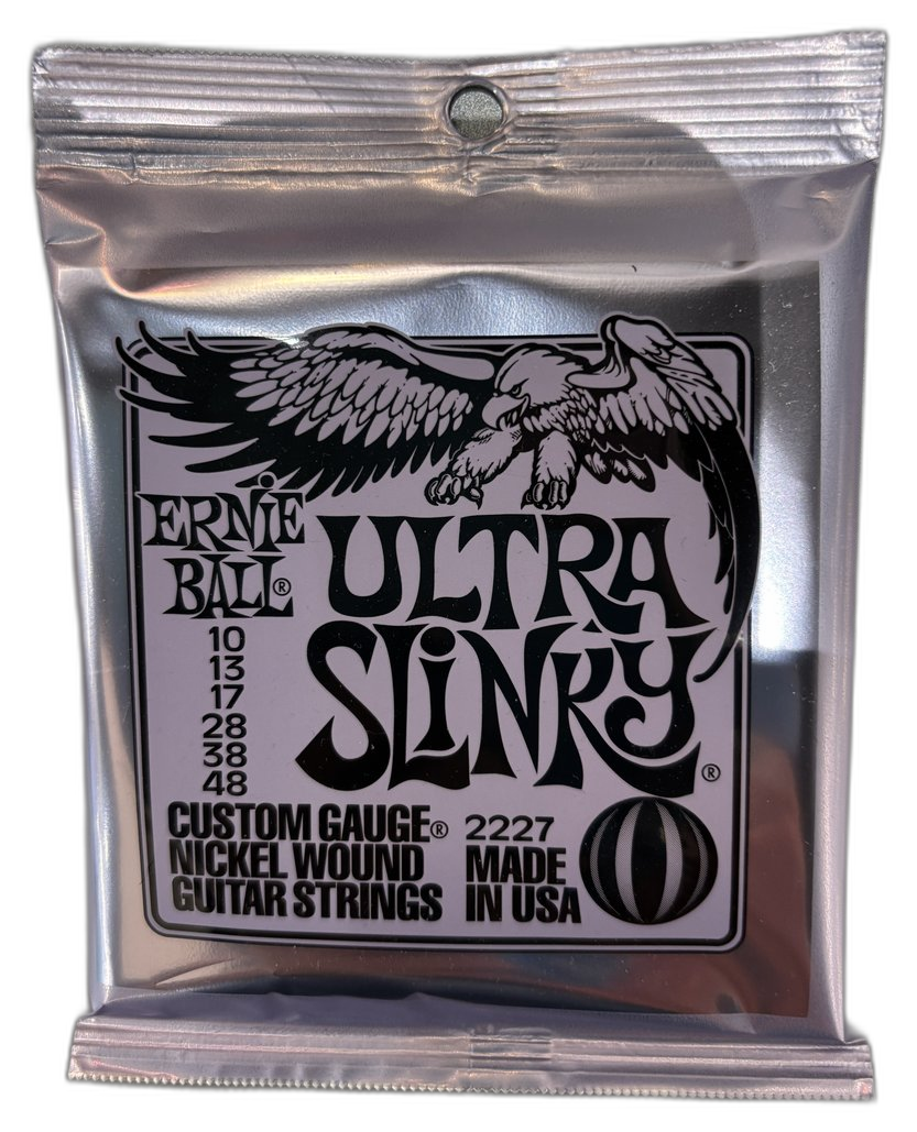 Ernie Ball Slinky — Ultra Slinky 10-48 · Corde per chitarra elettrica · R&D Sound Lugano