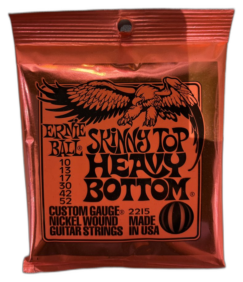 Ernie Ball Slinky — Skinny Top Heavy Bottom 10-52 · Corde per chitarra elettrica · R&D Sound Lugano