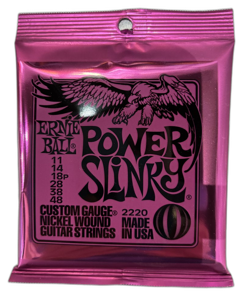 Ernie Ball Slinky — Power Slinky 11-48 · Corde per chitarra elettrica · R&D Sound Lugano
