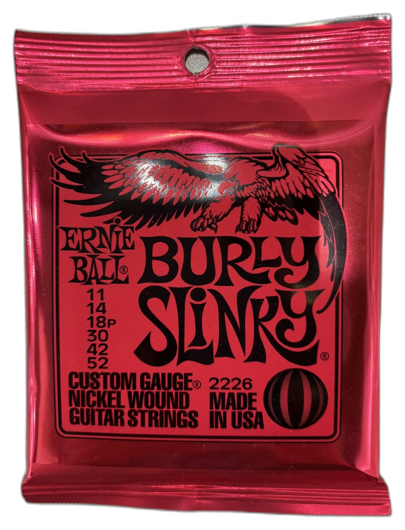 Ernie Ball Slinky — Burly Slinky 11-52 · Corde per chitarra elettrica · R&D Sound Lugano