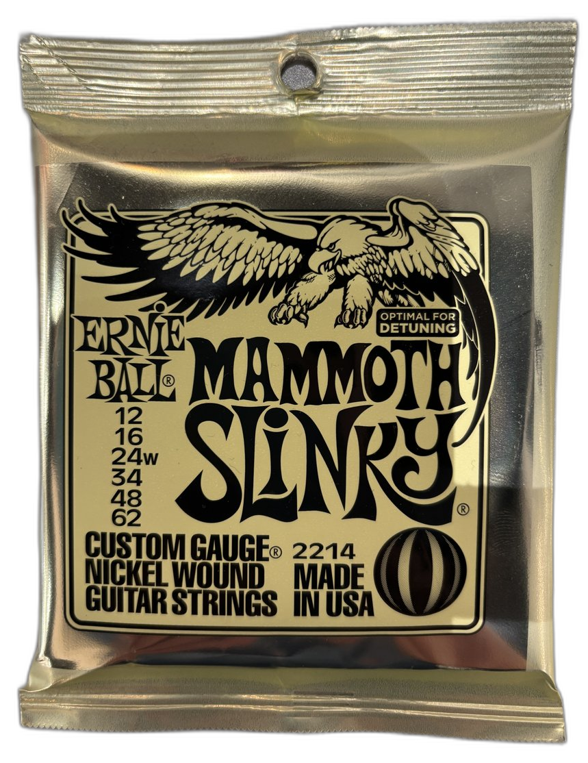 Ernie Ball Slinky — Mammoth Slinky 12-62 · Corde per chitarra elettrica · R&D Sound Lugano