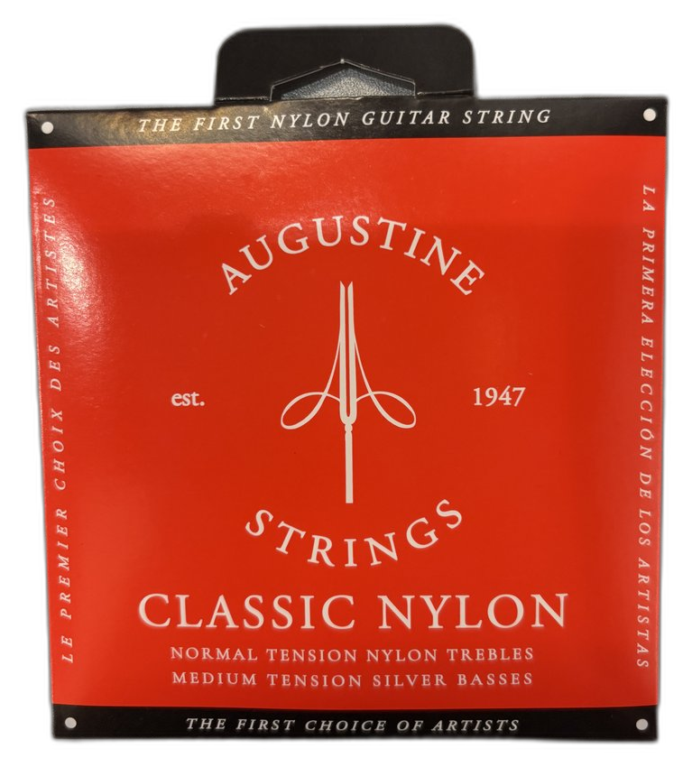 Augustine Classic — Rosse · tensione normale/media · Corde per chitarra classica · R&D Sound Lugano