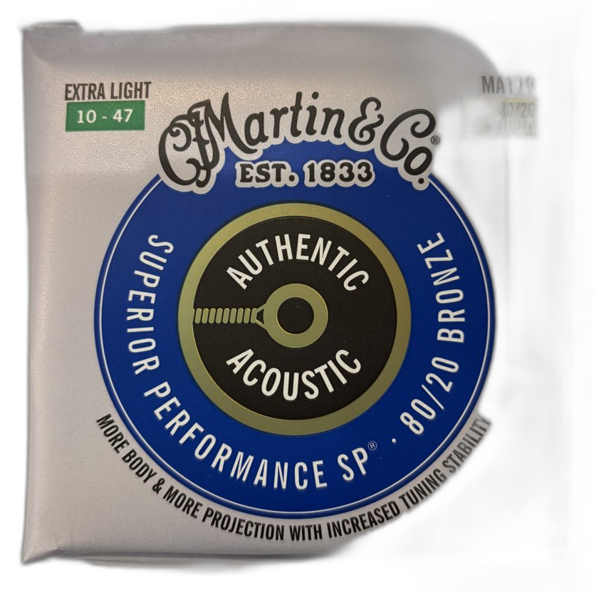 Martin & Co. Superior Performance SP — Extra Light 10-47 · Corde per chitarra acustica · R&D Sound Lugano