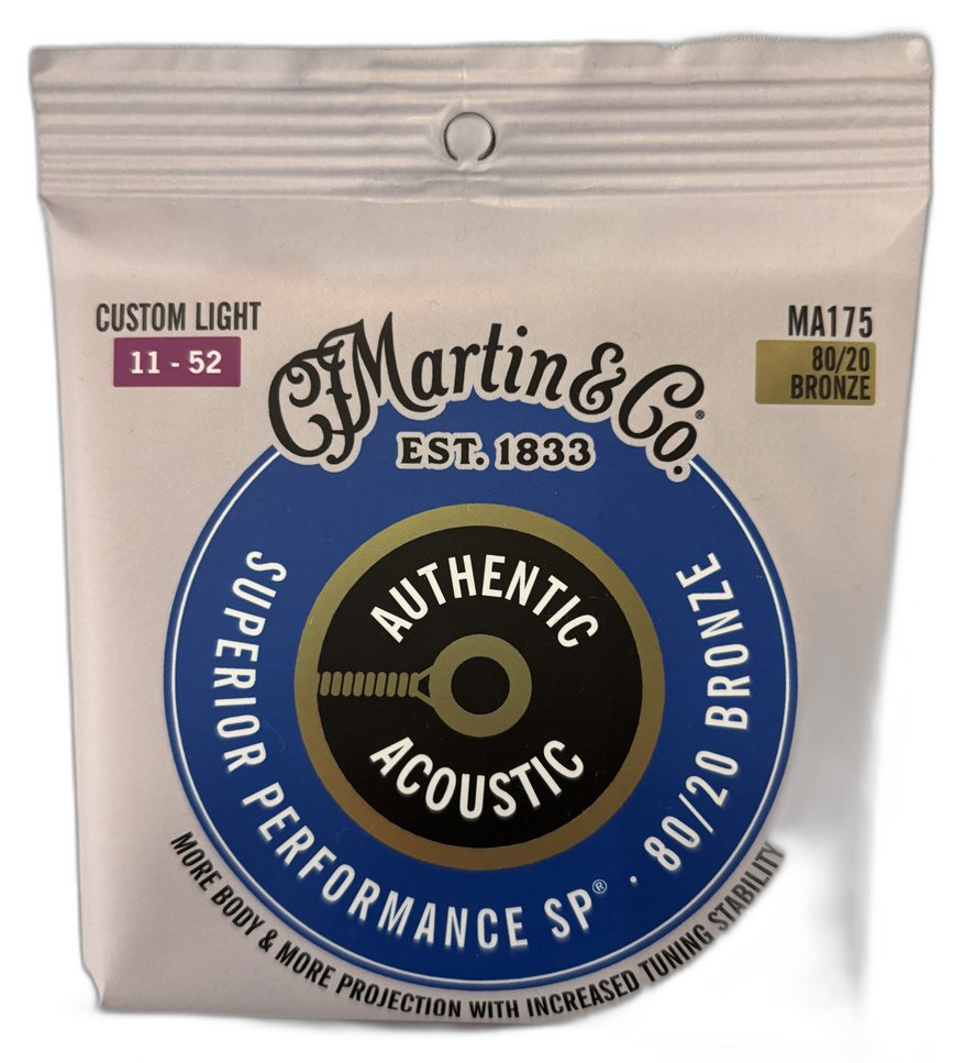 Martin & Co. Superior Performance SP — Custom Light 11-52 · Corde per chitarra acustica · R&D Sound Lugano