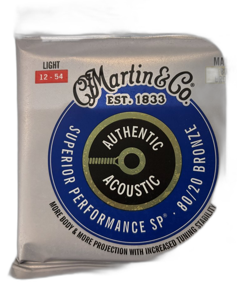 Martin & Co. Superior Performance SP — Light 12-54 · Corde per chitarra acustica · R&D Sound Lugano