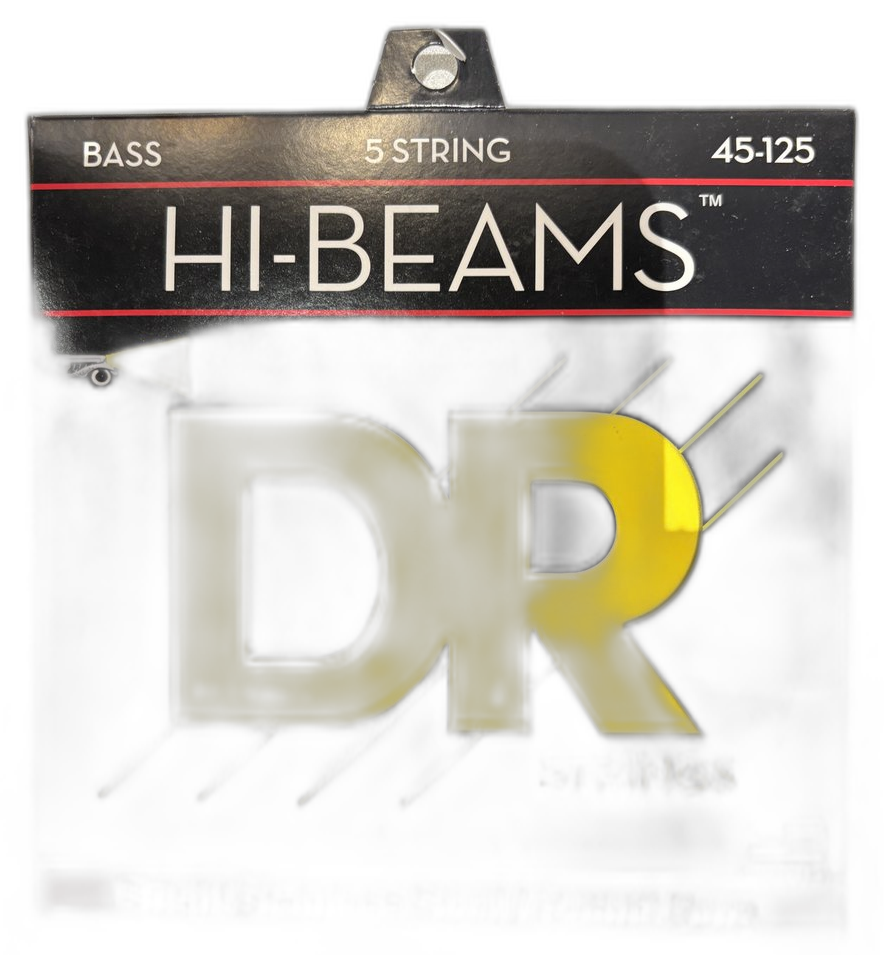 DR Hi-Beams — 45-125 · 5 corde · Corde per basso · R&D Sound Lugano