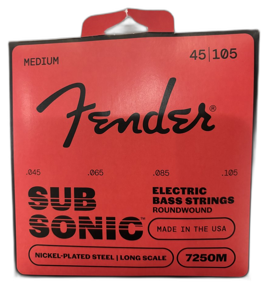 Fender Corde per basso 7250's / Sub Sonic — Sub Sonic Medium 45-105 · Corde per basso · R&D Sound Lugano
