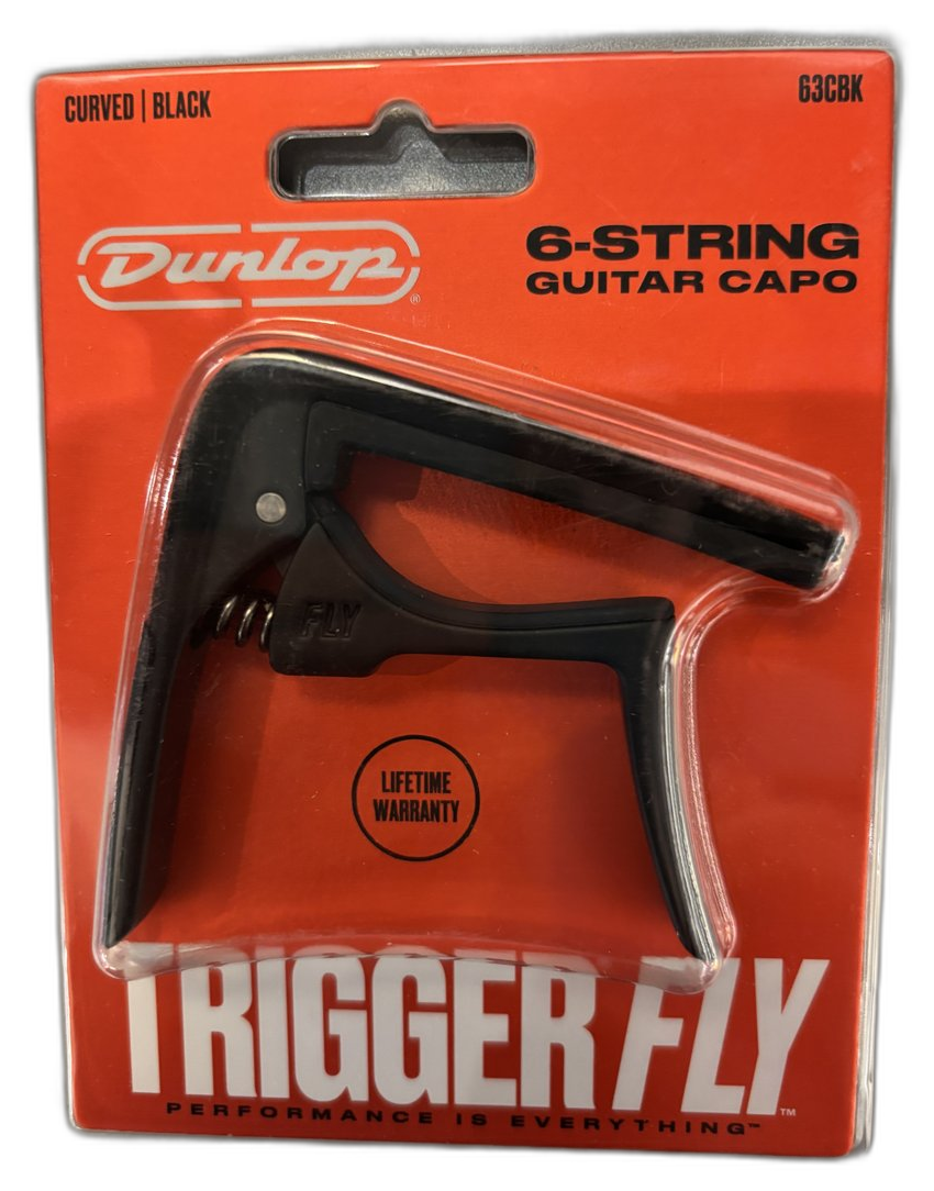 Dunlop Trigger Fly — Curved · Nero · Capotasti · R&D Sound Lugano