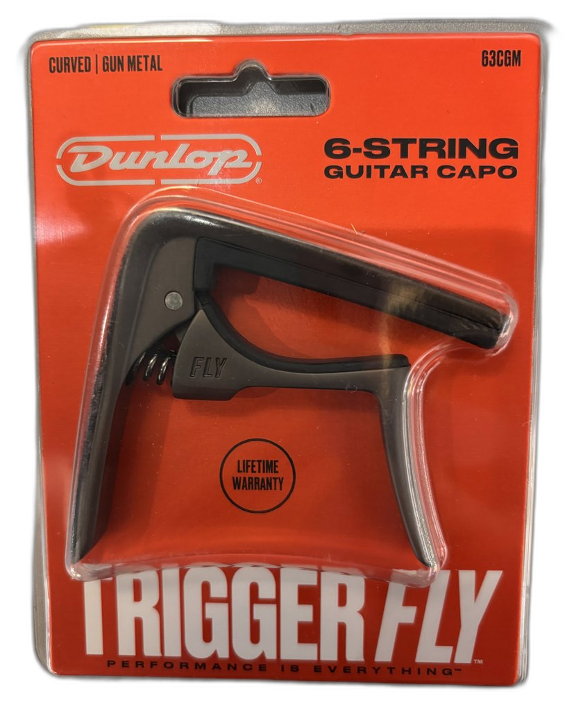 Dunlop Trigger Fly — Curved · Gun Metal · Capotasti · R&D Sound Lugano