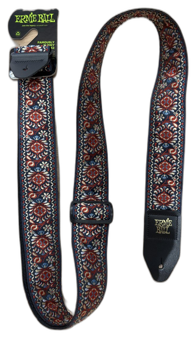 Ernie Ball Jacquard Strap — Royal Bloom · Tracolle e cinghie · R&D Sound Lugano