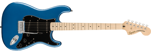 Squier Affinity Series Stratocaster — Maple, Black Pickguard, Lake Placid Blue · Chitarre elettriche · R&D Sound Lugano