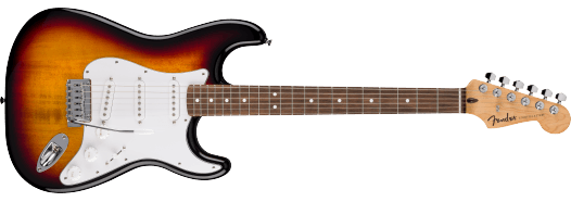 Fender Standard Stratocaster — Laurel Fingerboard, White Pickguard, 3-Color Sunburst · Chitarre elettriche · R&D Sound Lugano