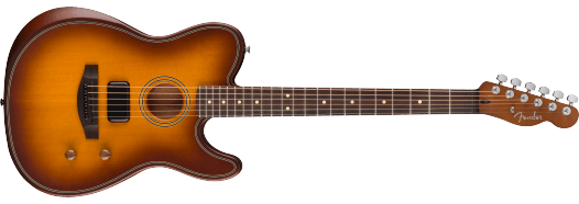 Fender Acoustasonic Standard Telecaster — Honey Burst · Chitarre acustiche · R&D Sound Lugano