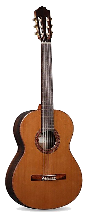 Almansa Student 424 Ziricote — Naturale, finitura brillante · Chitarre classiche · R&D Sound Lugano
