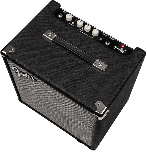 Fender Rumble 25 (V3) — Black/Silver, 230V EU · Amplificatori per basso · R&D Sound Lugano