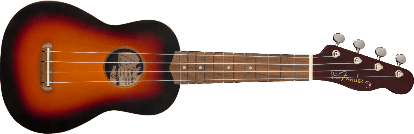 Fender Venice Soprano Ukulele — 2-Color Sunburst · Ukulele · R&D Sound Lugano